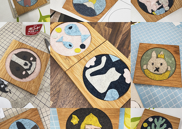 オリジナルコースター作り
